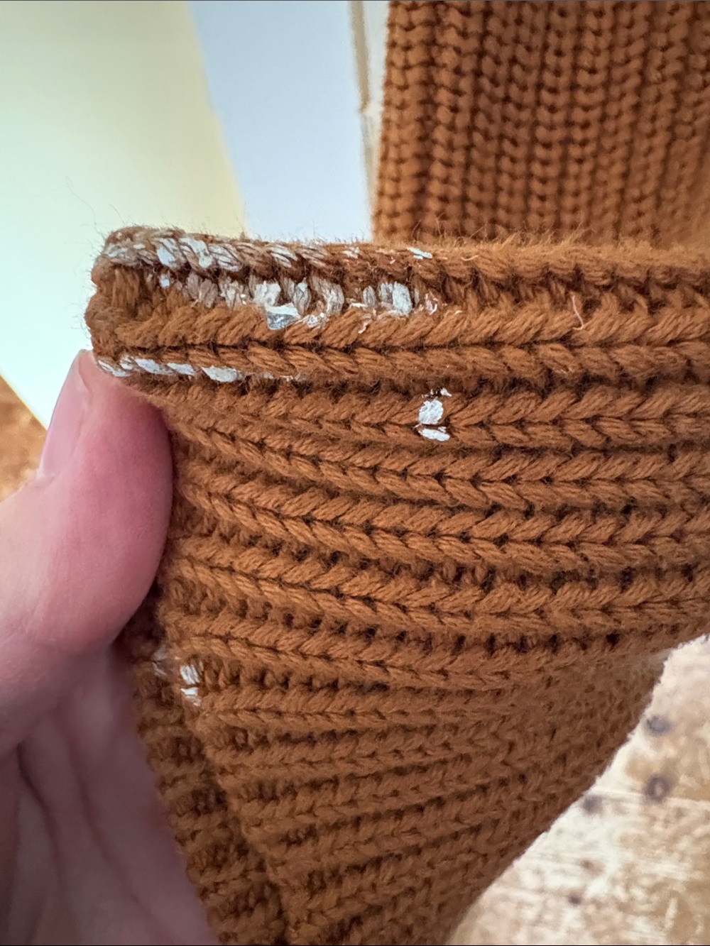 Tradlands Rust Ribbed Button-Front Cardigan - Picture 5 of 5